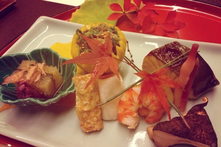 Ужин в рёкане Хиирагия, Киото