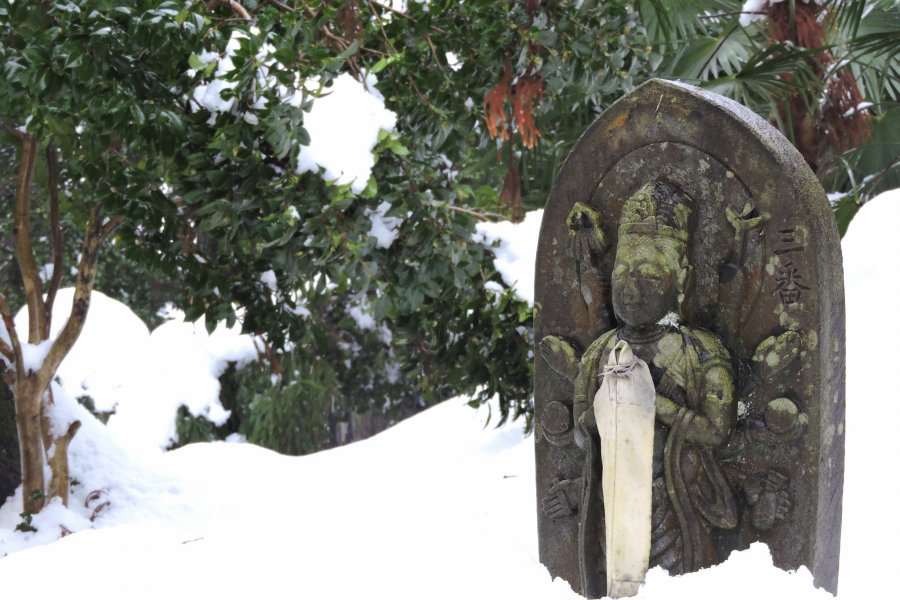 Тайтёдзи. Снег и Богиня милосердия