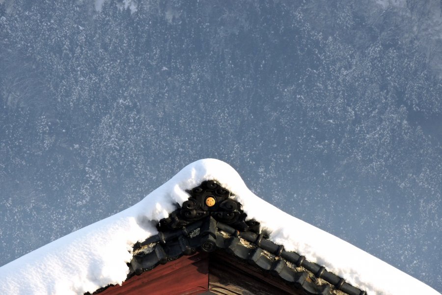 Зима в окрестностях Тайтёдзи