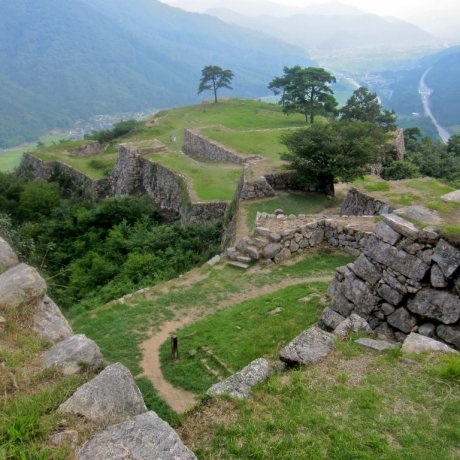 The Ruins of Takeda Castle The Ruins of Takeda Castle